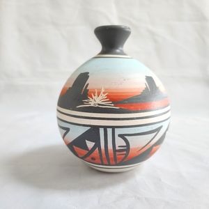 Native American Pottery Ball Vase